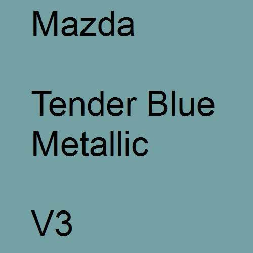 Mazda, Tender Blue Metallic, V3.